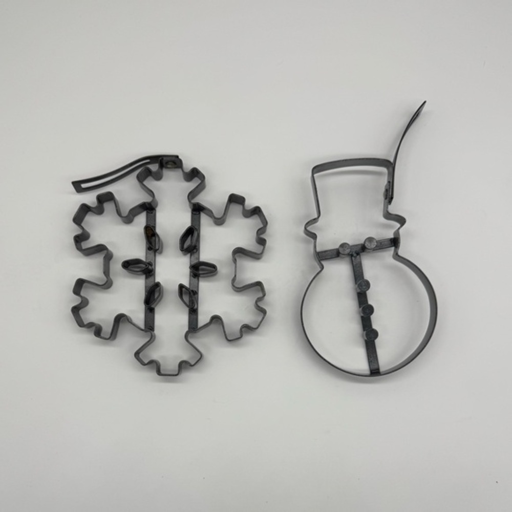 Williams Sonoma Winter Snow Pancake Molds - Snowflake and Snowman